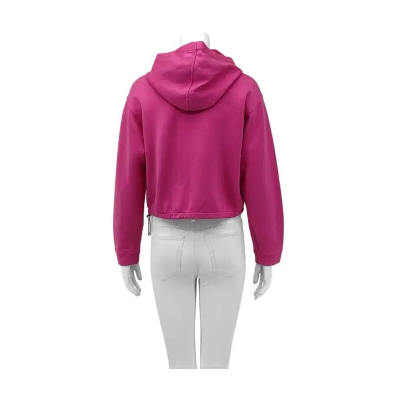 Louis Vuitton Louis Vuitton Pink Cropped Hoodie for Women 0089 Size XS / US 0-2 / IT 36-38 - 2 Thumbnail