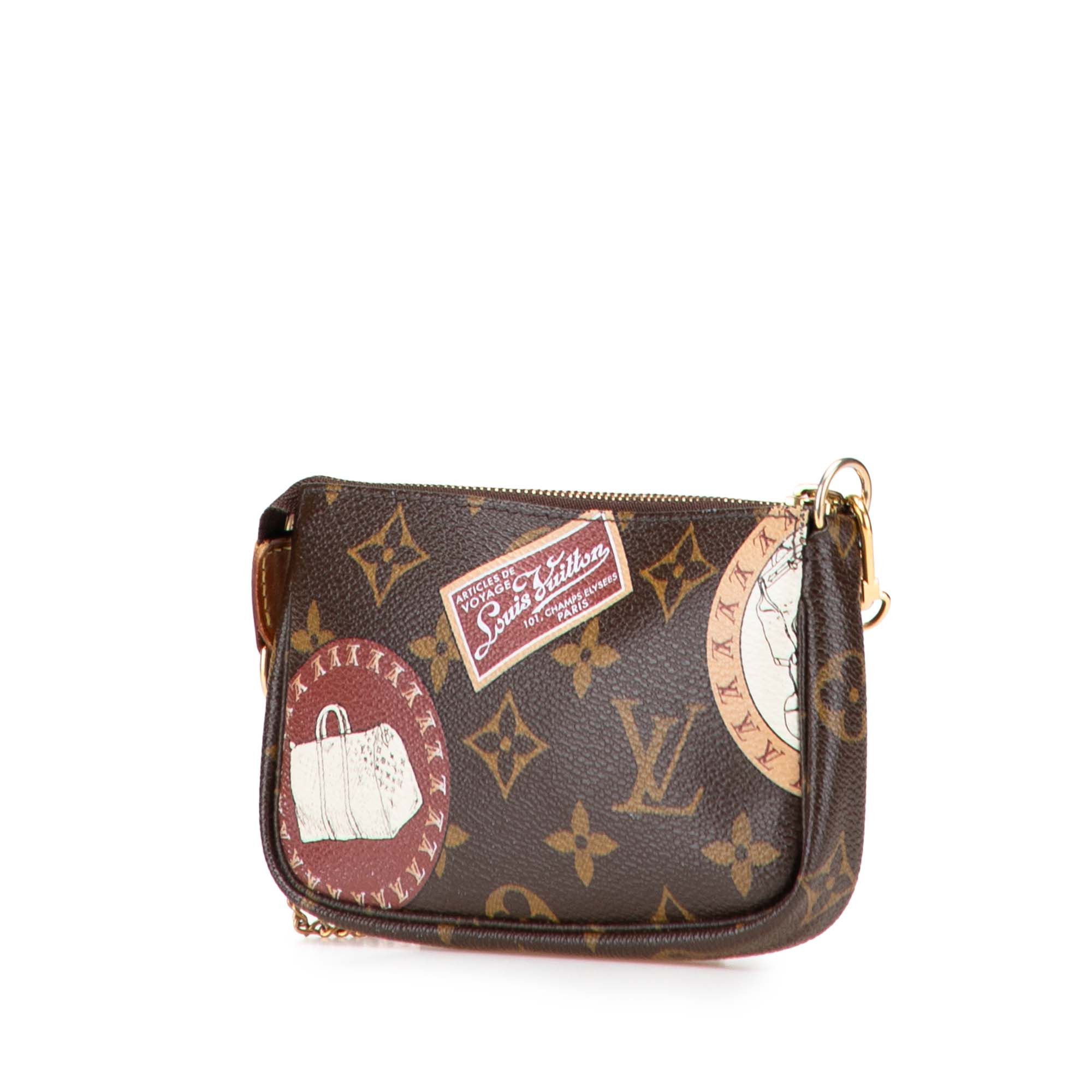 Louis Vuitton Louis Vuitton Monogram Patch Mini Pochette Accessoires Size ONE SIZE - 2 Thumbnail