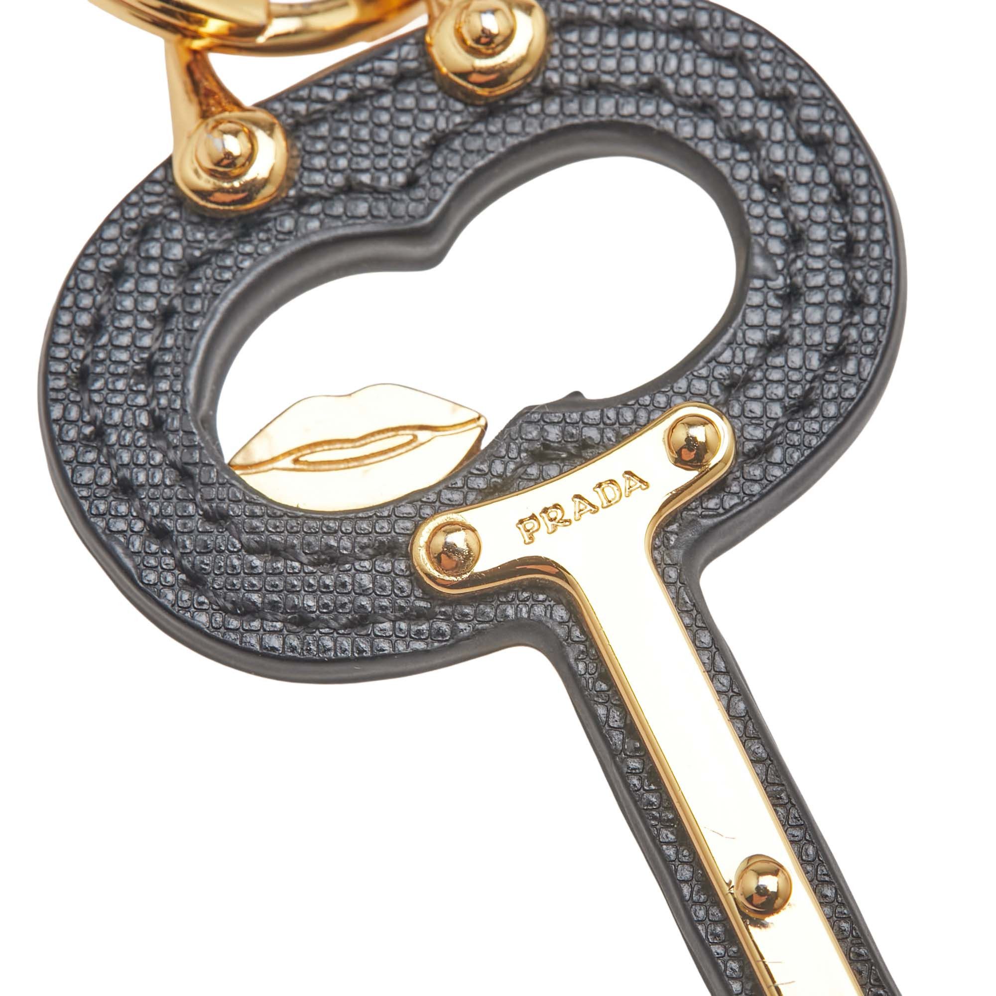 Prada Prada Saffiano Lip Key Chain Size ONE SIZE - 3 Thumbnail