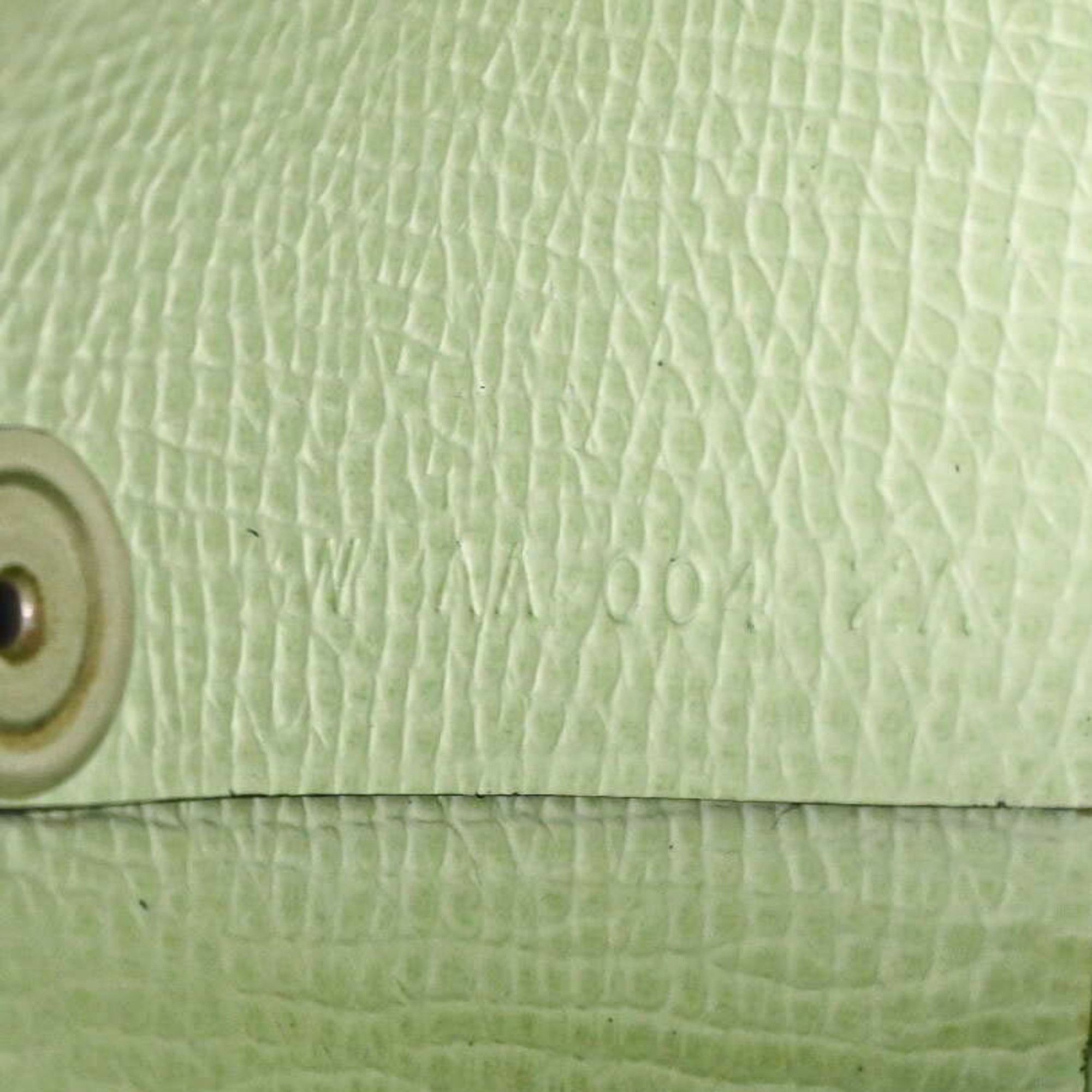 Hermes HERMES Bastia Wallet/Coin Case Verso Epsom Leather, Navy and Light Green Two-Tone, Women's #W Size ONE SIZE - 10 Thumbnail