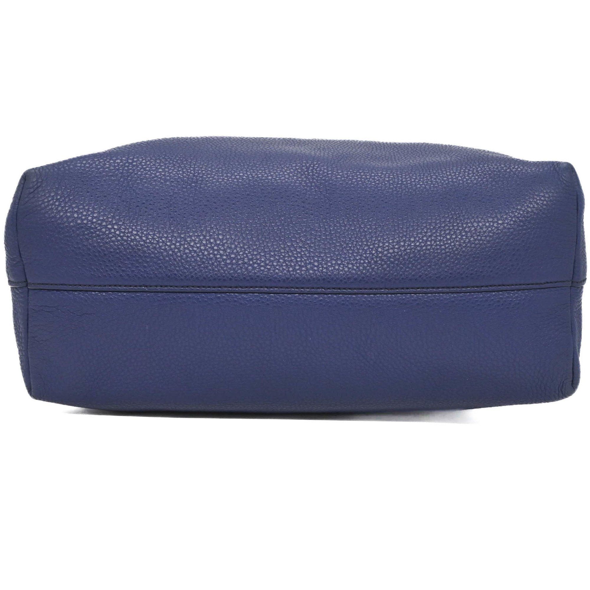 Prada Prada Vitello Dino Tote Bag with Shoulder Strap, Cobalt Blue, for Men and Women Size ONE SIZE - 5 Thumbnail