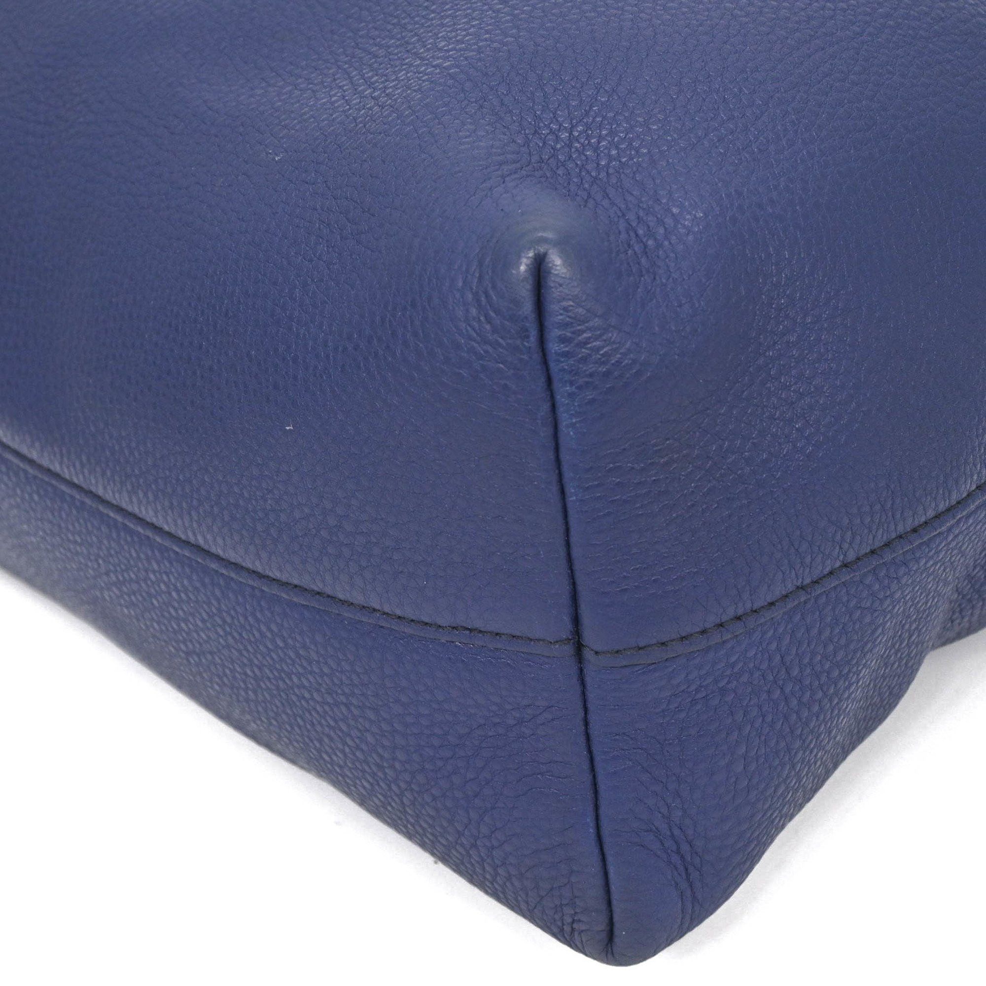 Prada Prada Vitello Dino Tote Bag with Shoulder Strap, Cobalt Blue, for Men and Women Size ONE SIZE - 6 Thumbnail