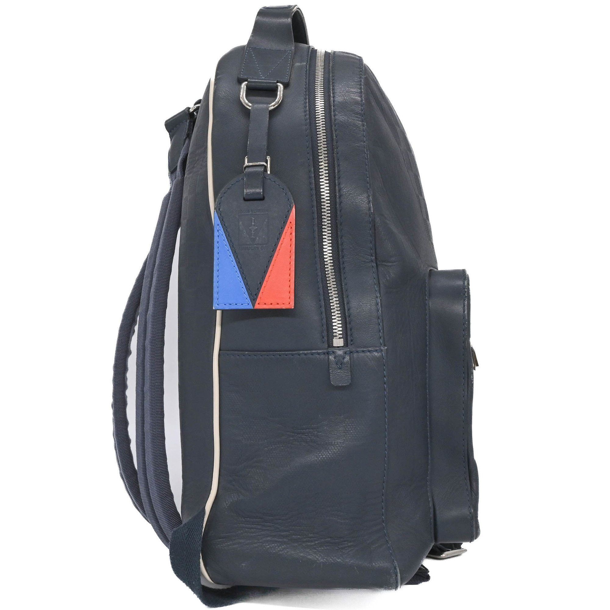 Louis Vuitton LOUIS VUITTON Josh Damier Infini Backpack Daypack Towa Riga Women's LV Cup Navy N41613 DR0196 Size ONE SIZE - 4 Thumbnail