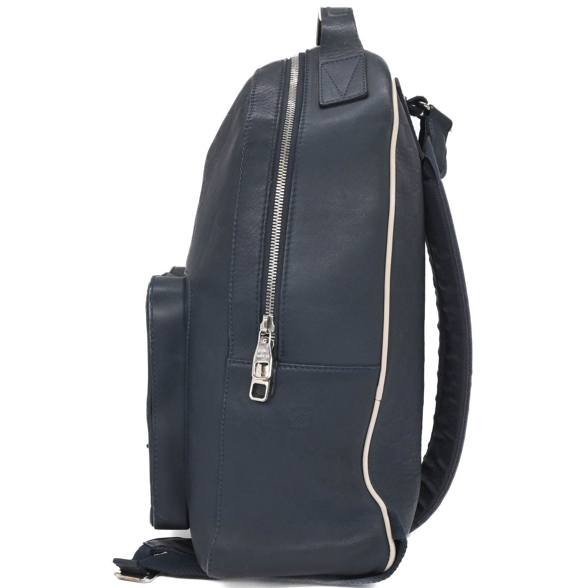 Louis Vuitton LOUIS VUITTON Josh Damier Infini Backpack Daypack Towa Riga Women's LV Cup Navy N41613 DR0196 Size ONE SIZE - 3 Thumbnail