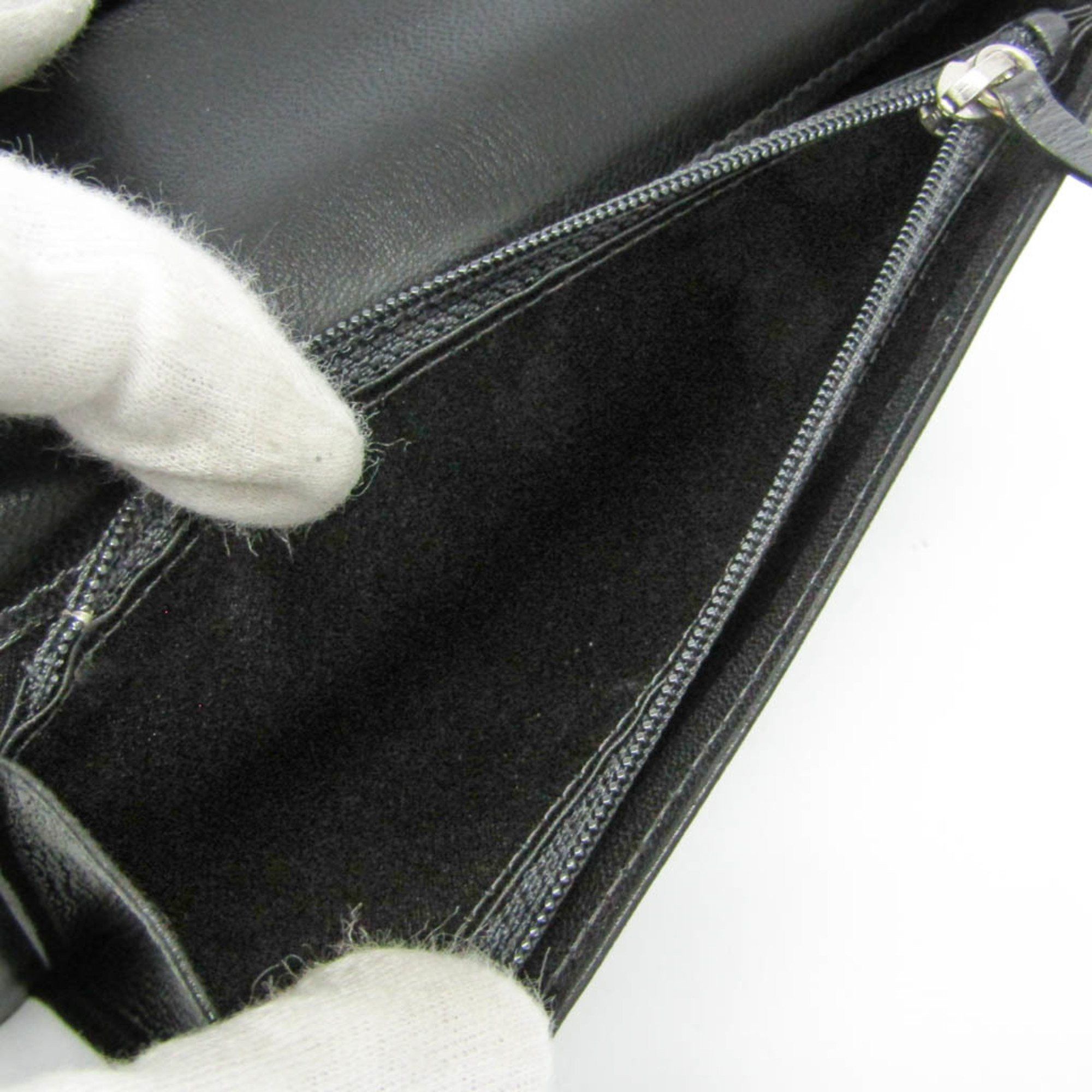 Chanel Chanel Symbol Charm Women's Leather Long Wallet (bi-fold) Black Size ONE SIZE - 5 Thumbnail