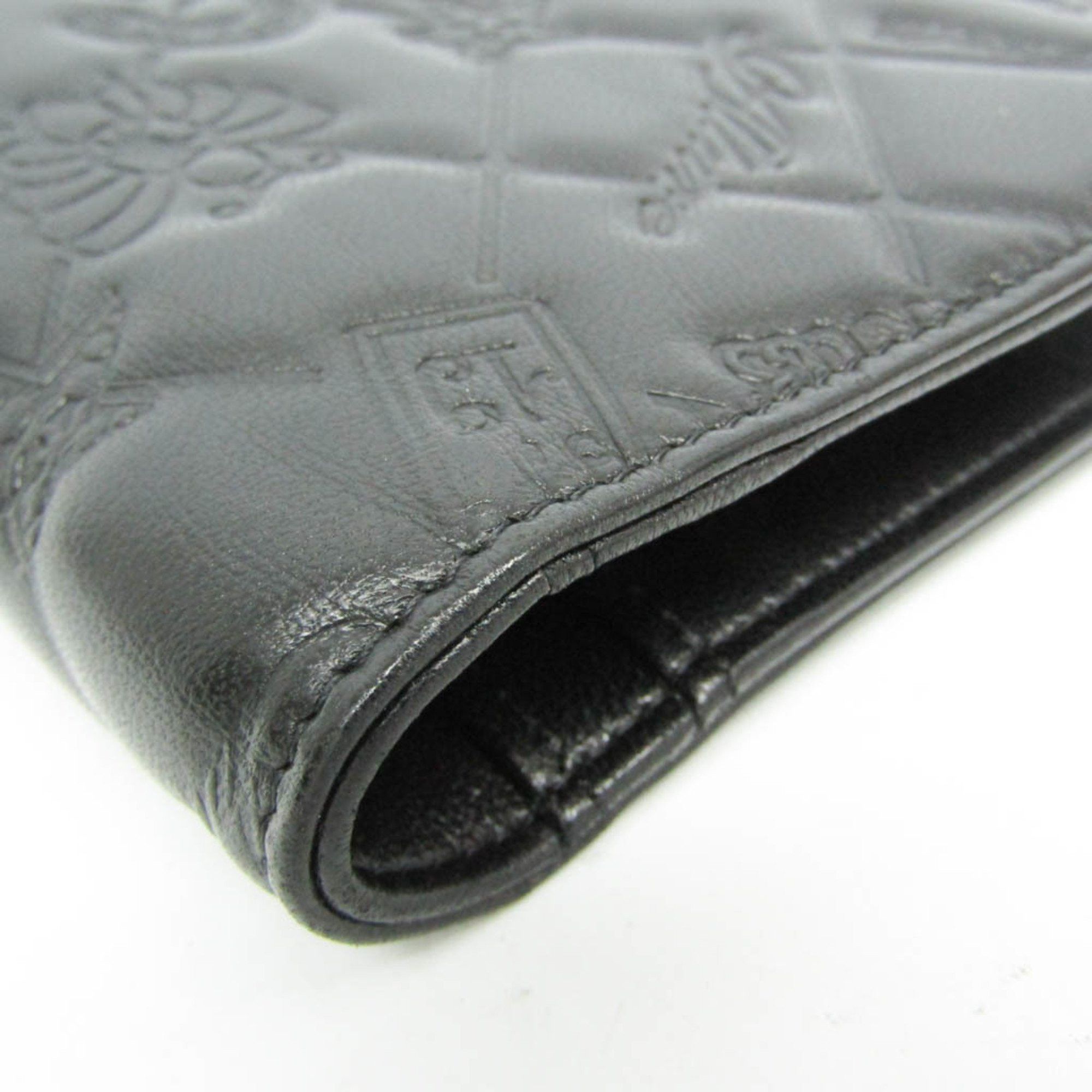 Chanel Chanel Symbol Charm Women's Leather Long Wallet (bi-fold) Black Size ONE SIZE - 6 Thumbnail