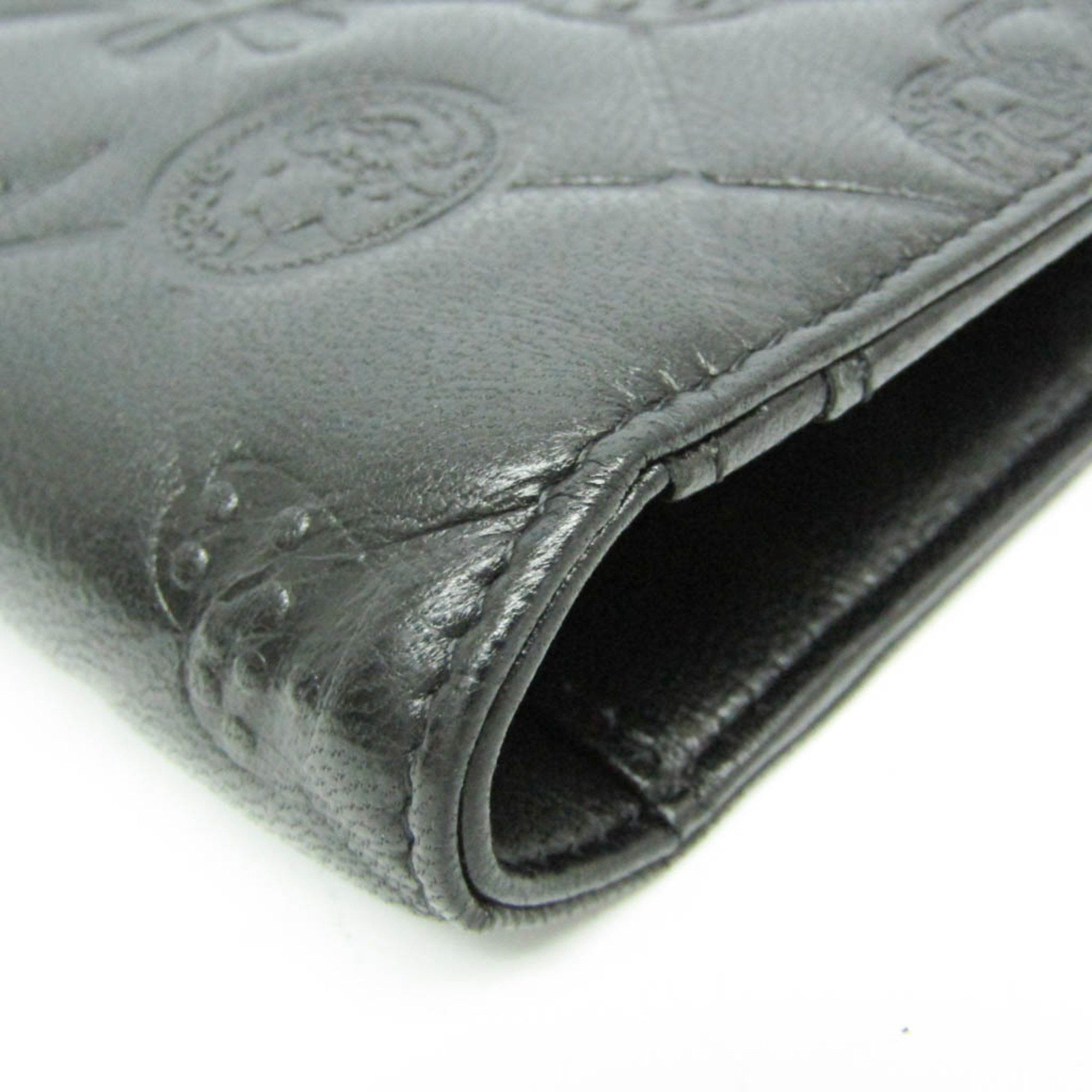 Chanel Chanel Symbol Charm Women's Leather Long Wallet (bi-fold) Black Size ONE SIZE - 8 Thumbnail