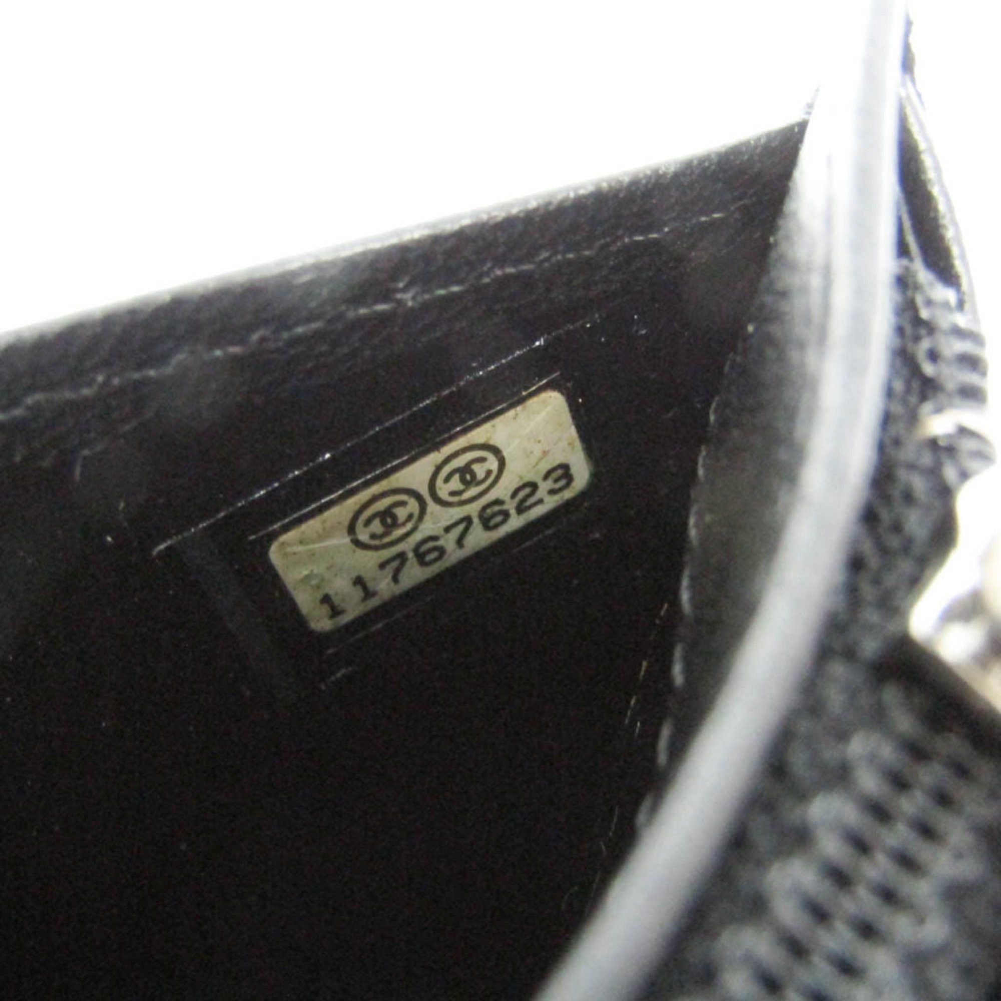 Chanel Chanel Symbol Charm Women's Leather Long Wallet (bi-fold) Black Size ONE SIZE - 15 Thumbnail