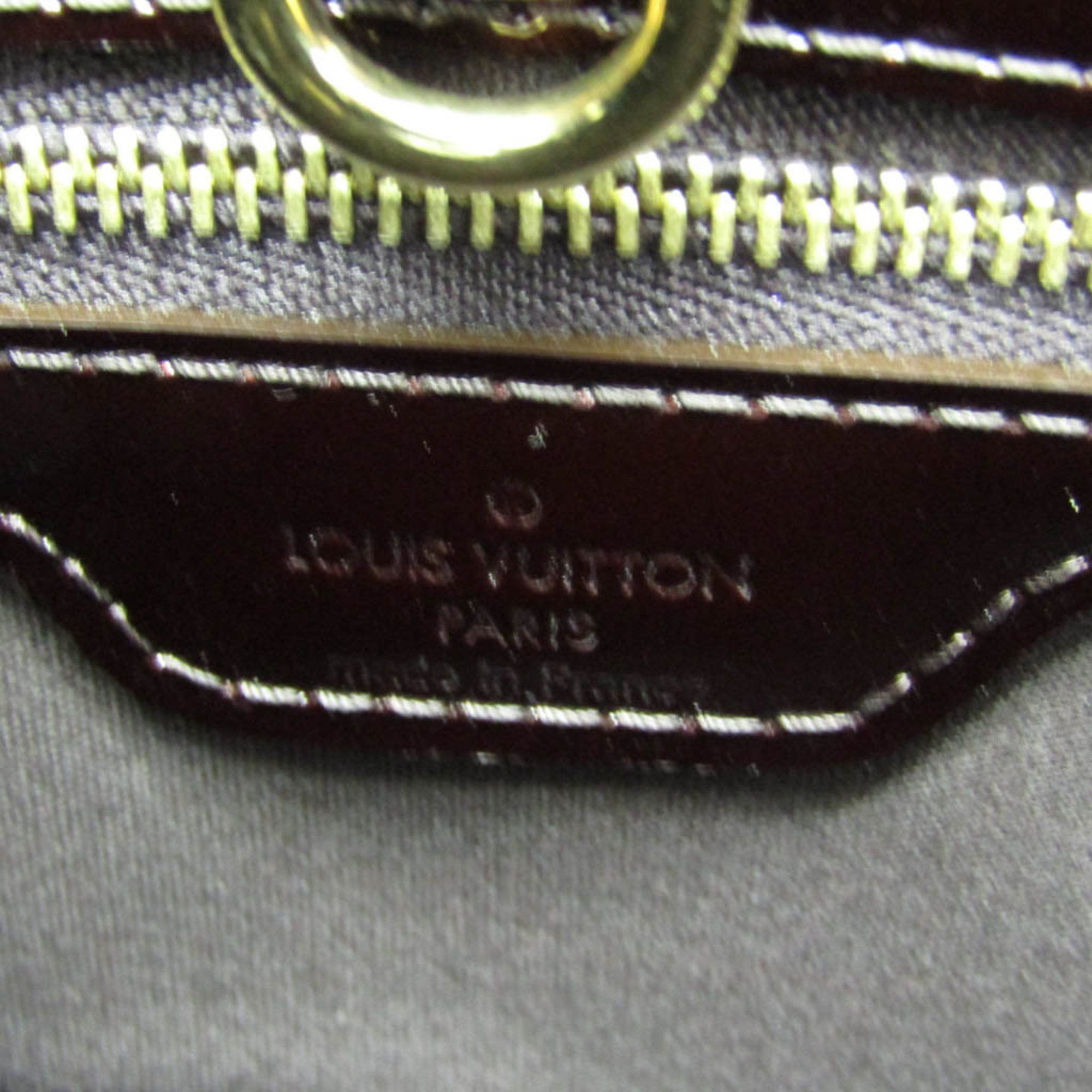 Louis Vuitton Louis Vuitton Monogram Vernis Wilshire PM M93641 Women's Handbag Amarante Size ONE SIZE - 10 Thumbnail