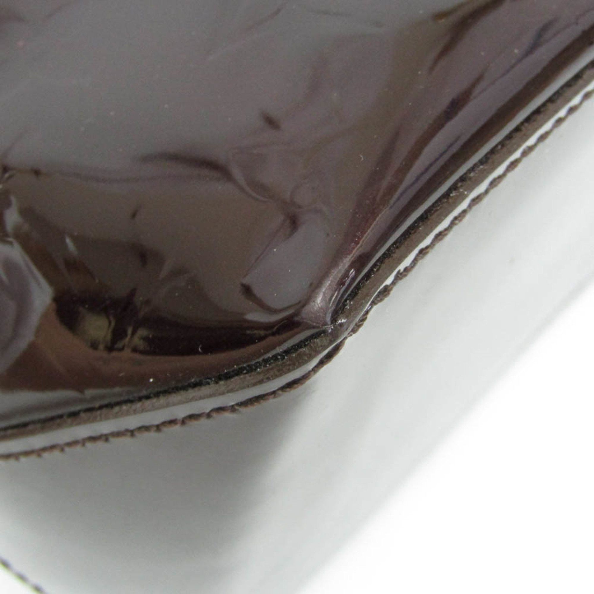 Louis Vuitton Louis Vuitton Monogram Vernis Wilshire PM M93641 Women's Handbag Amarante Size ONE SIZE - 6 Thumbnail