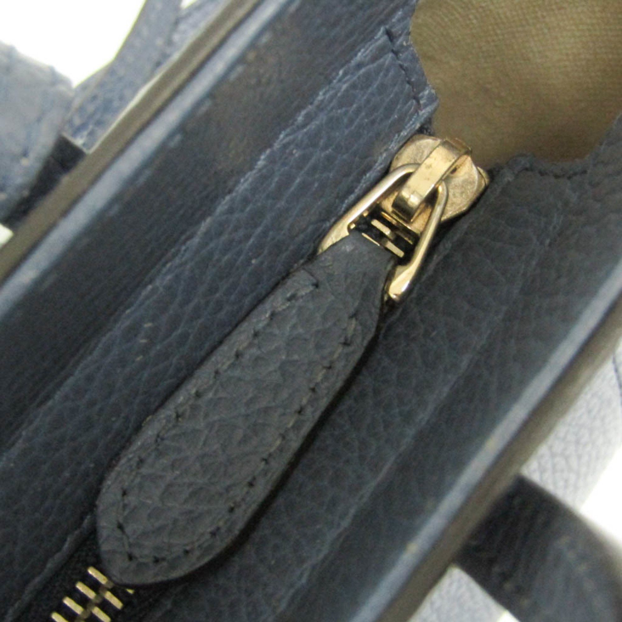 Gucci Gucci Swing 368827 Women's Leather Handbag,Shoulder Bag Blue Size ONE SIZE - 12 Thumbnail