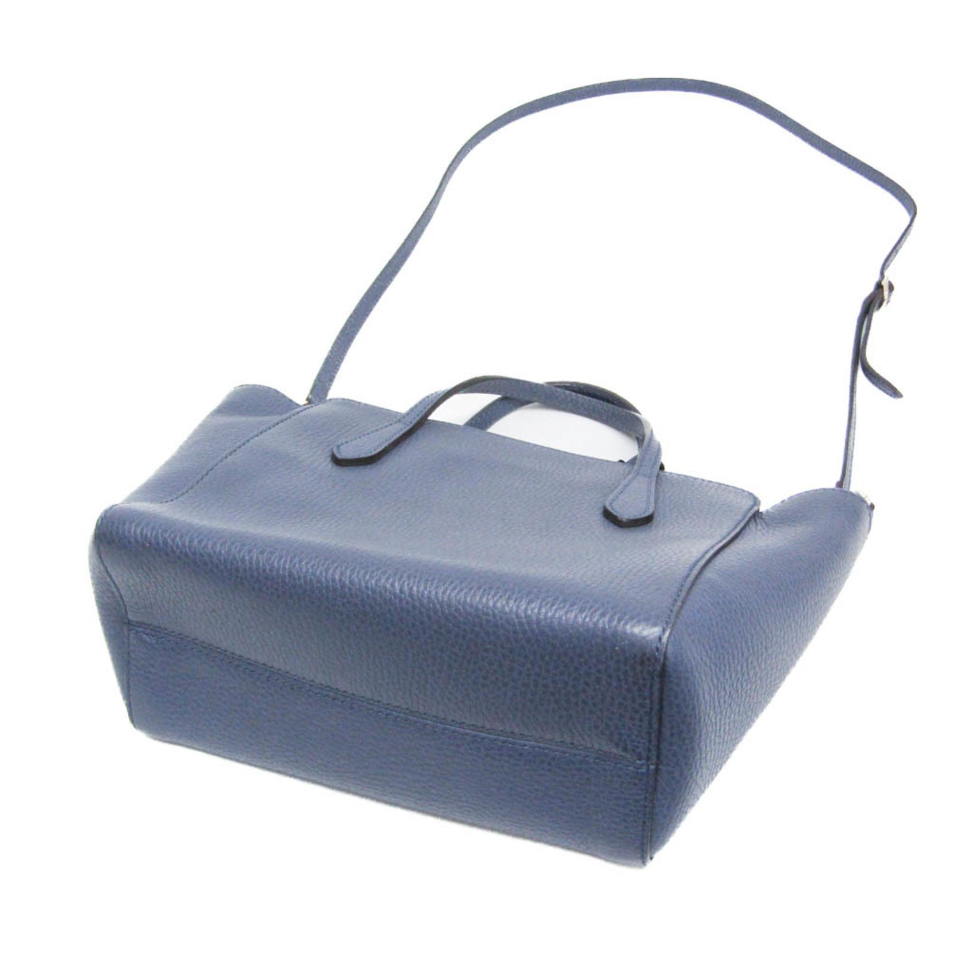 Gucci Gucci Swing 368827 Women's Leather Handbag,Shoulder Bag Blue Size ONE SIZE - 2 Thumbnail
