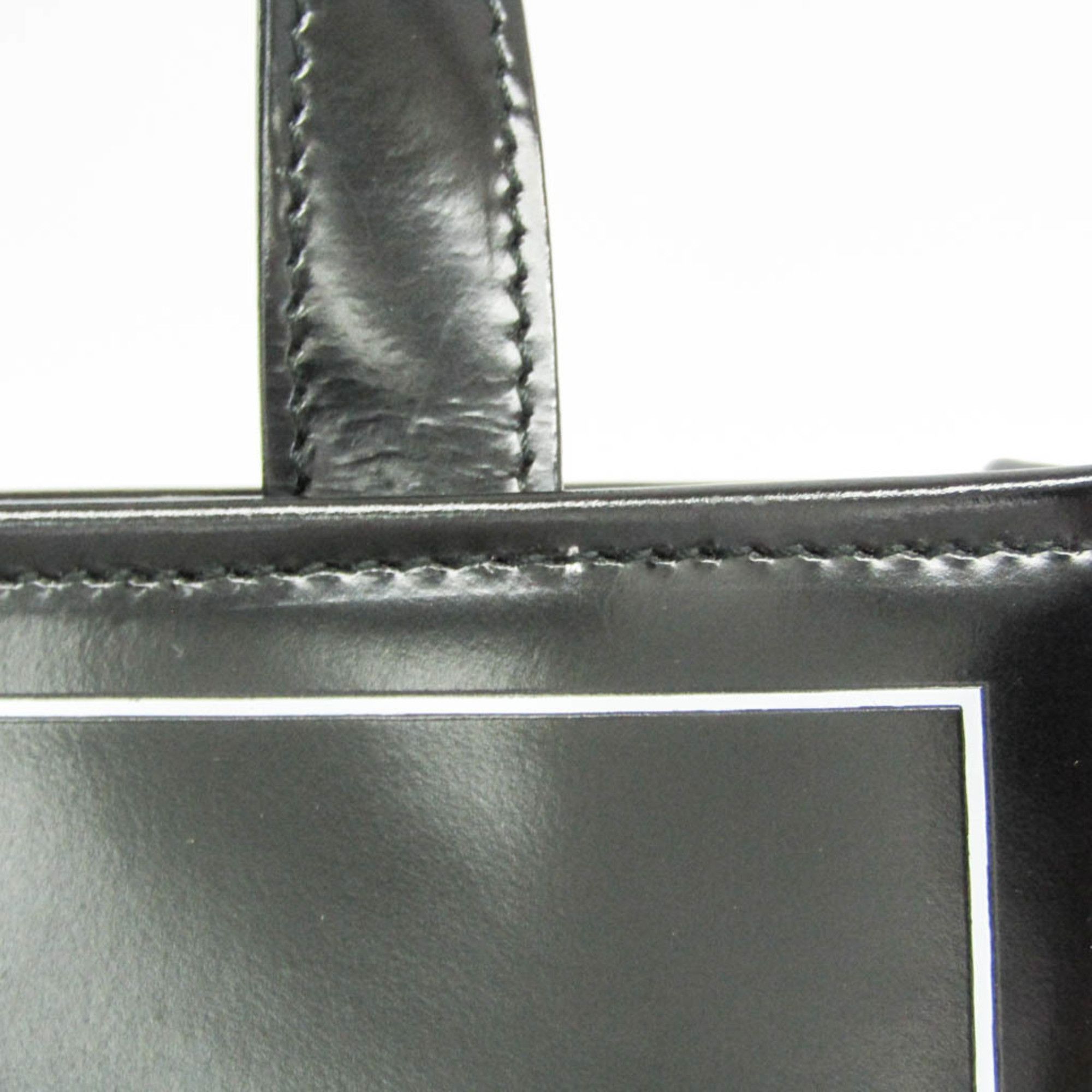 Salvatore Ferragamo Salvatore Ferragamo DJ-21 8210 Women's Patent Leather Handbag Black Size ONE SIZE - 7 Thumbnail
