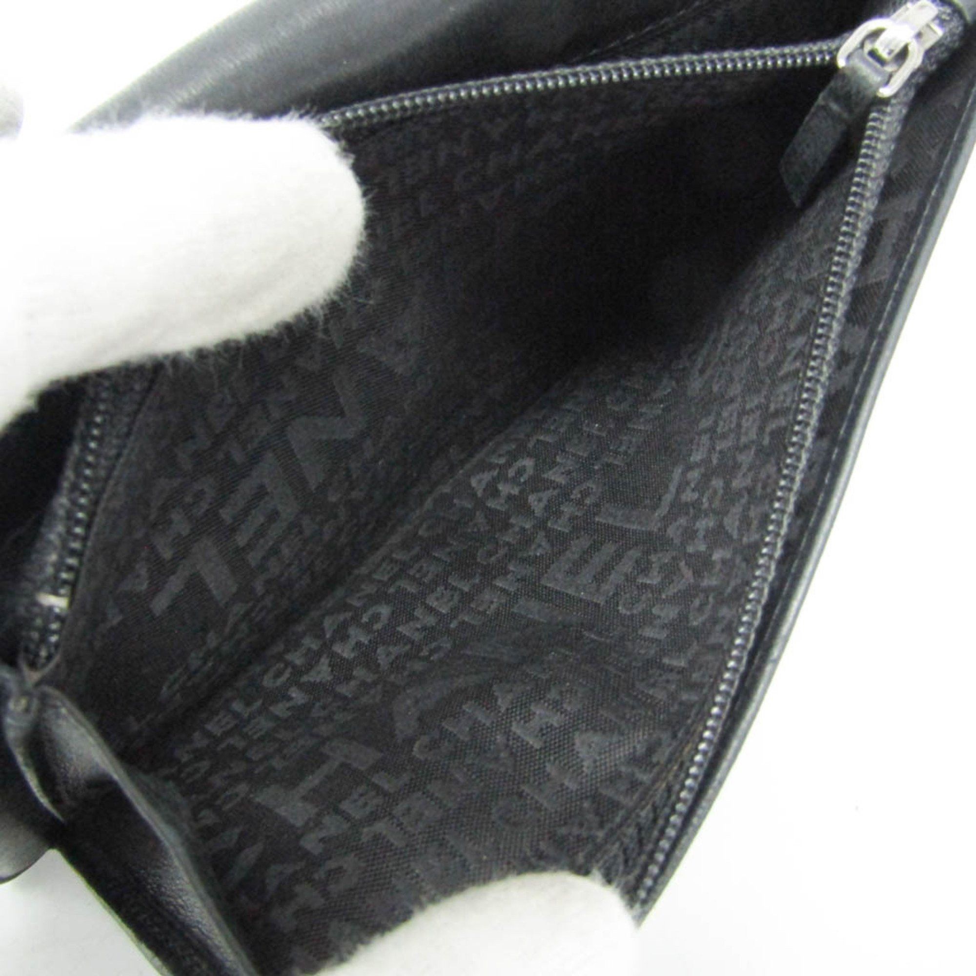 Chanel Chanel Coco Mark Women's Lambskin Long Wallet (bi-fold) Black Size ONE SIZE - 5 Thumbnail