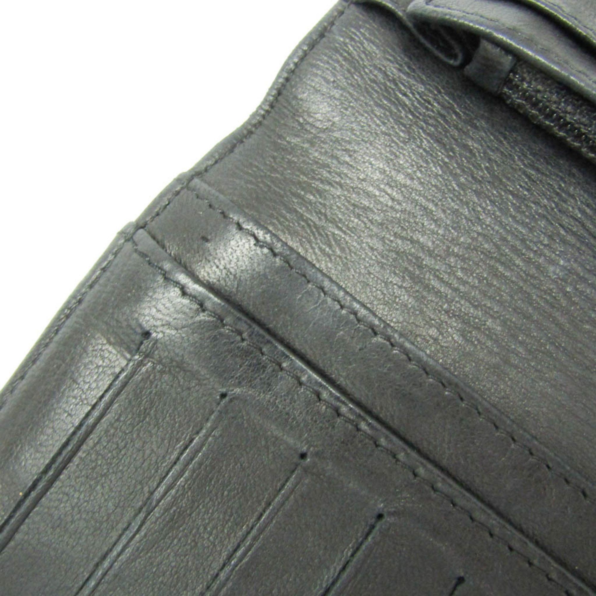 Chanel Chanel Coco Mark Women's Lambskin Long Wallet (bi-fold) Black Size ONE SIZE - 16 Thumbnail