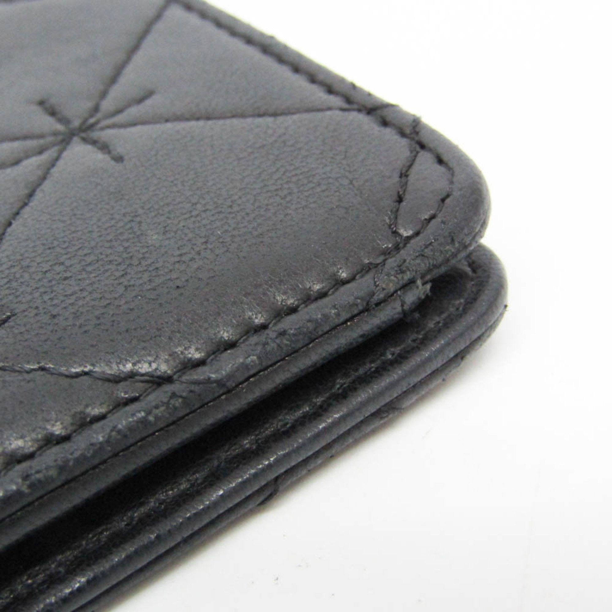 Chanel Chanel Coco Mark Women's Lambskin Long Wallet (bi-fold) Black Size ONE SIZE - 9 Thumbnail