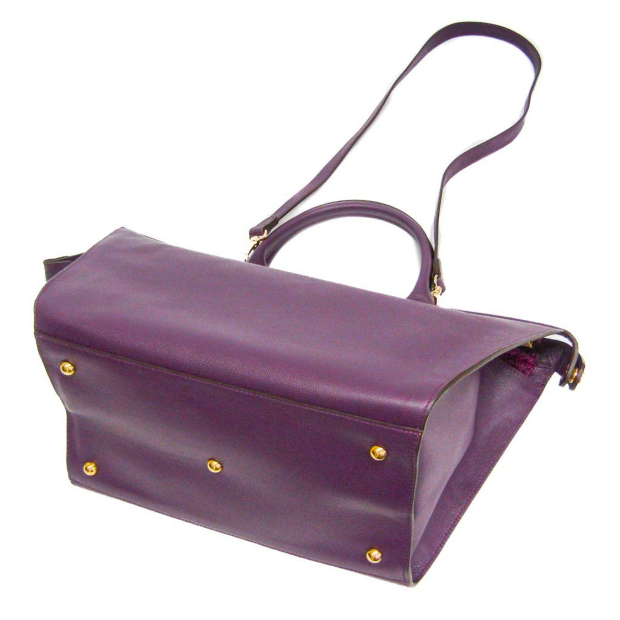 Longchamp Longchamp Le Pliage Heritage 1207813645 Women's Leather Shoulder Bag,Tote Bag Purple Size ONE SIZE - 2 Thumbnail