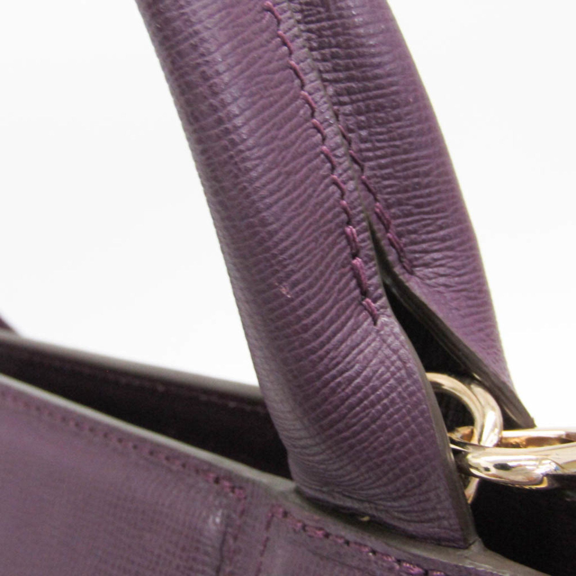 Longchamp Longchamp Le Pliage Heritage 1207813645 Women's Leather Shoulder Bag,Tote Bag Purple Size ONE SIZE - 14 Thumbnail