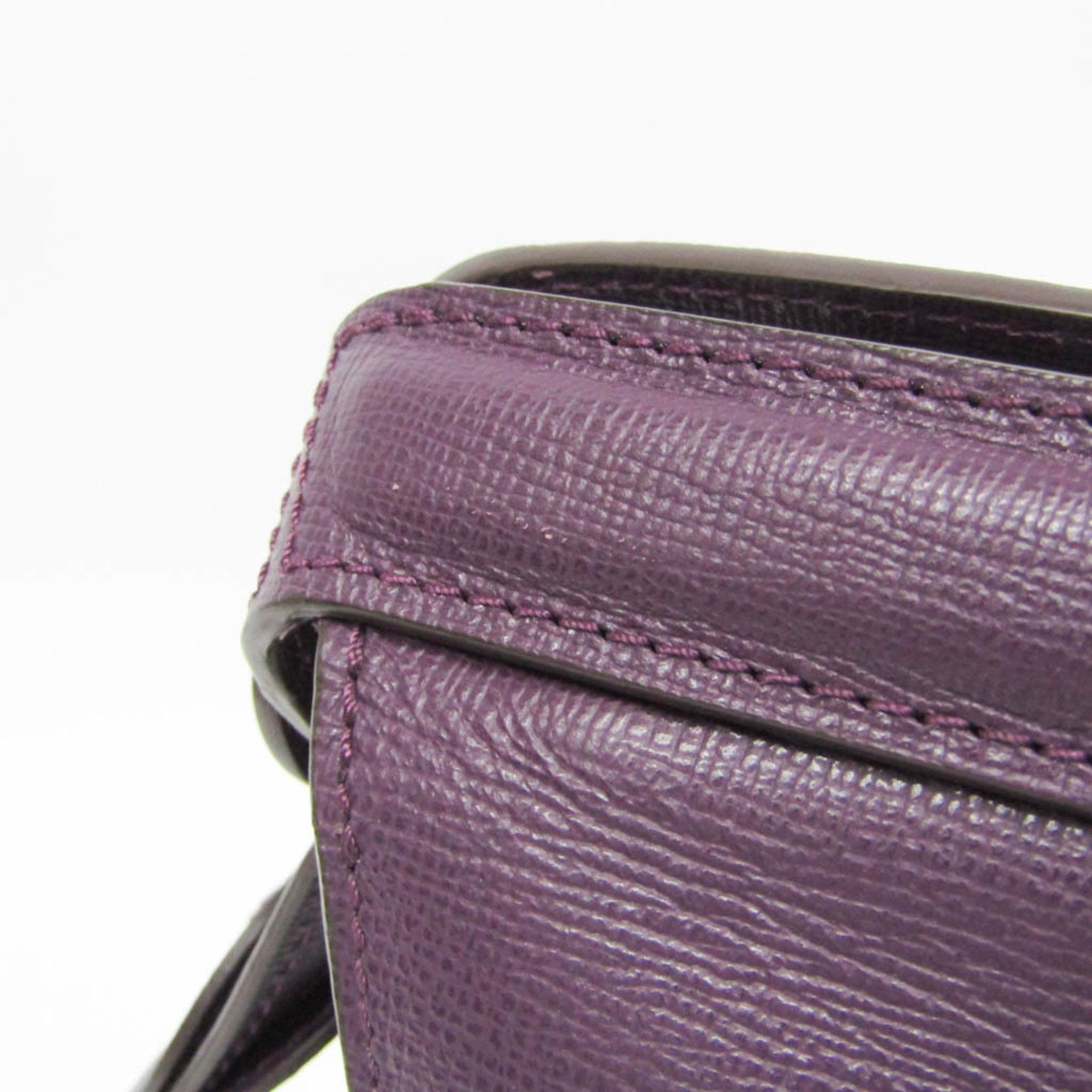 Longchamp Longchamp Le Pliage Heritage 1207813645 Women's Leather Shoulder Bag,Tote Bag Purple Size ONE SIZE - 11 Thumbnail