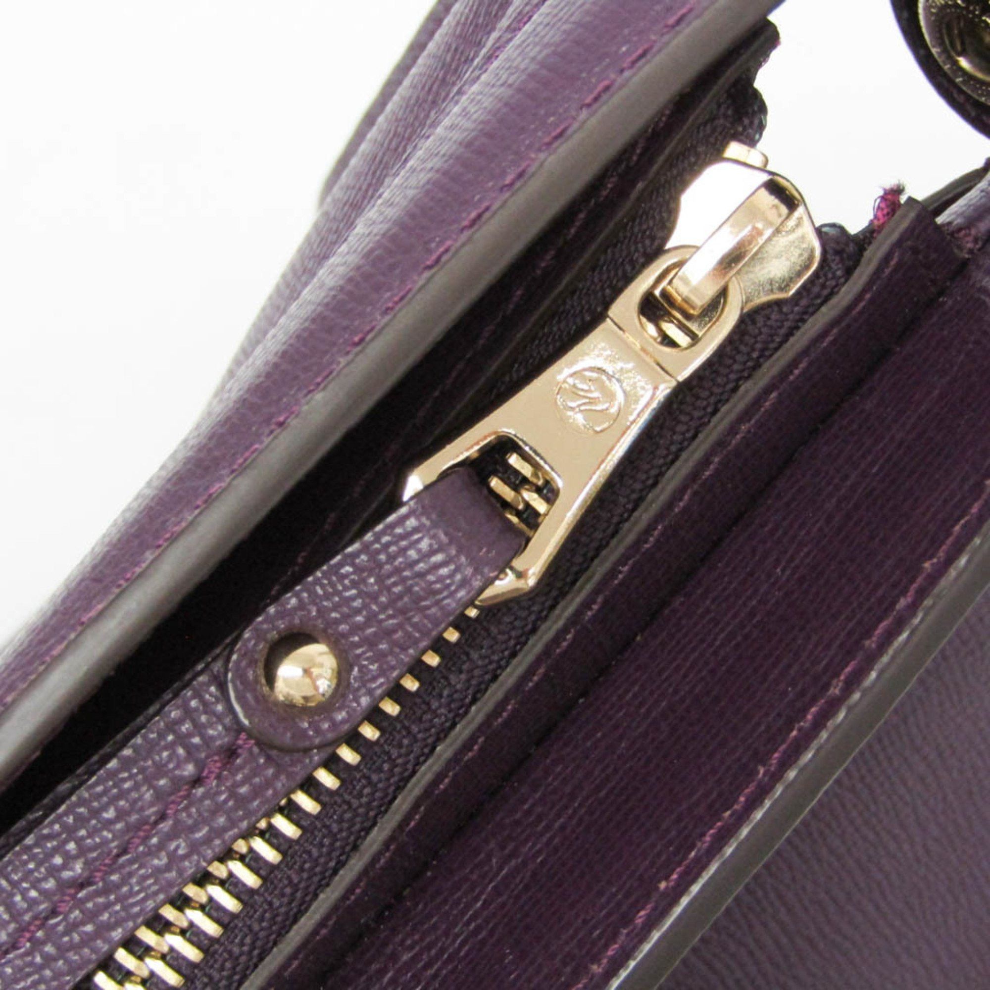 Longchamp Longchamp Le Pliage Heritage 1207813645 Women's Leather Shoulder Bag,Tote Bag Purple Size ONE SIZE - 16 Thumbnail