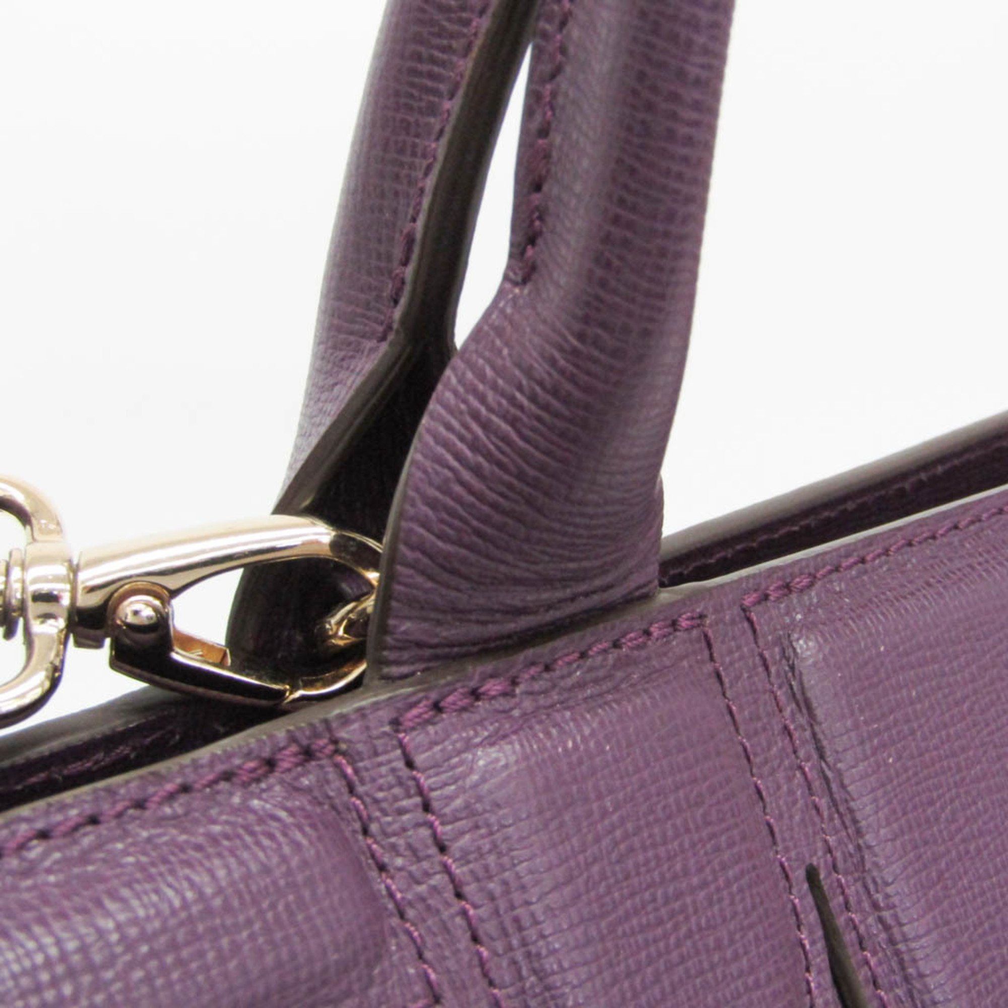 Longchamp Longchamp Le Pliage Heritage 1207813645 Women's Leather Shoulder Bag,Tote Bag Purple Size ONE SIZE - 15 Thumbnail