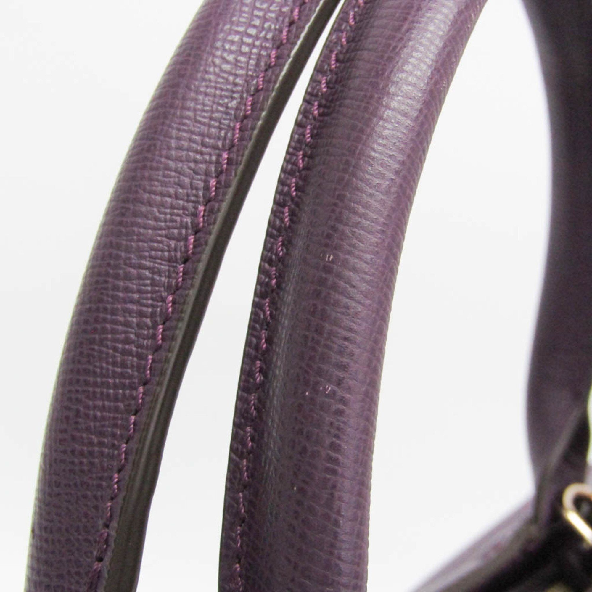 Longchamp Longchamp Le Pliage Heritage 1207813645 Women's Leather Shoulder Bag,Tote Bag Purple Size ONE SIZE - 13 Thumbnail