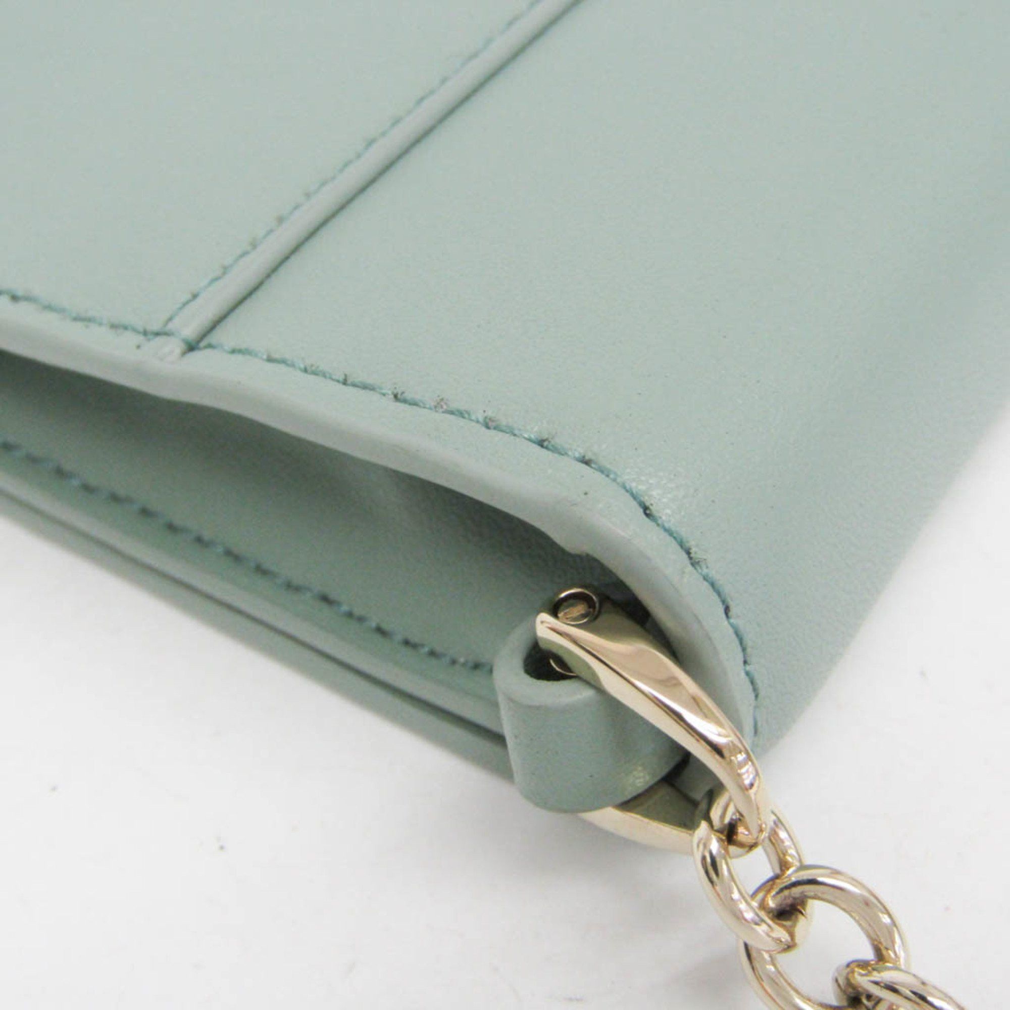 Bally Bally LEANN.O Chain Shoulder Bag Women's Leather Shoulder Bag Green Size ONE SIZE - 8 Thumbnail