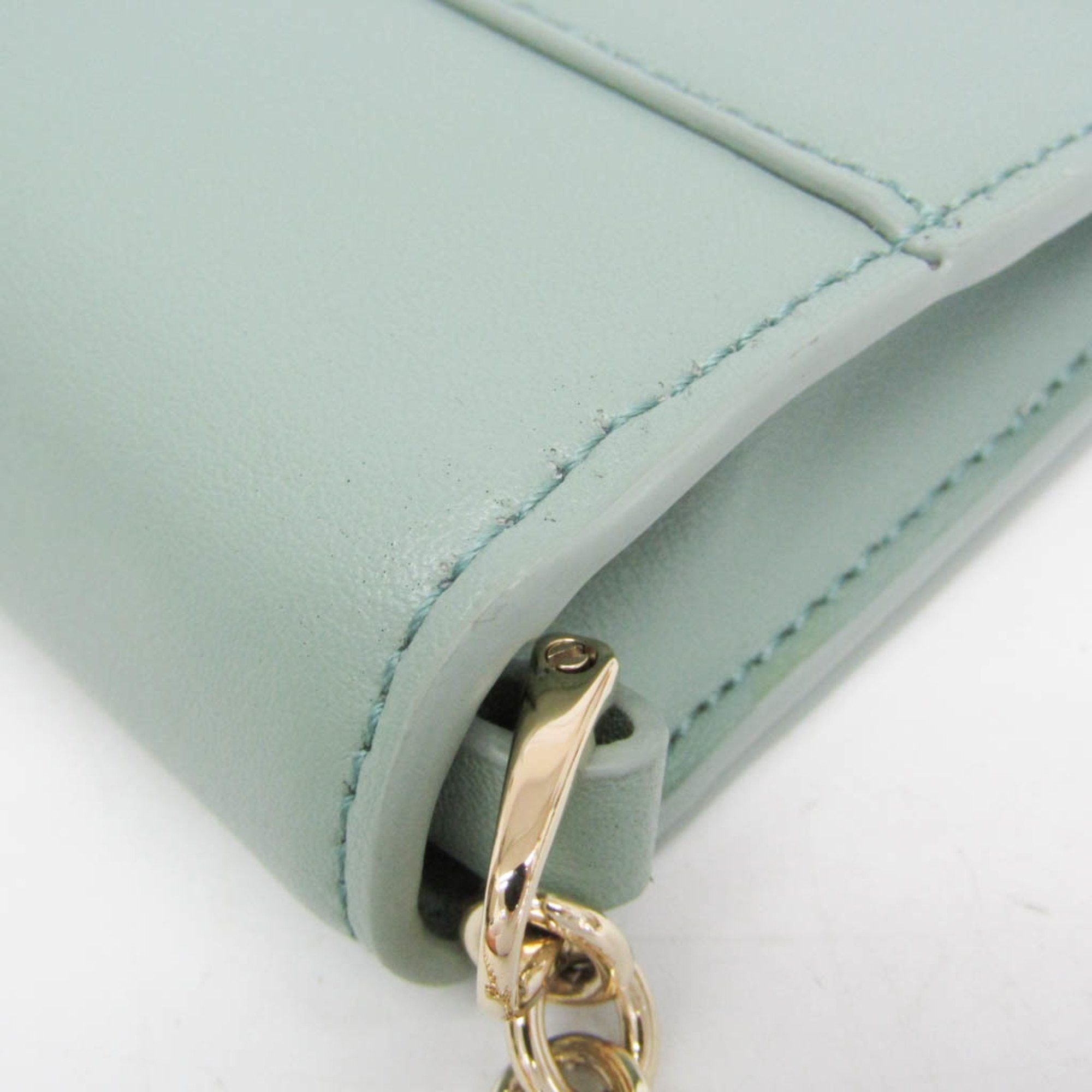 Bally Bally LEANN.O Chain Shoulder Bag Women's Leather Shoulder Bag Green Size ONE SIZE - 9 Thumbnail
