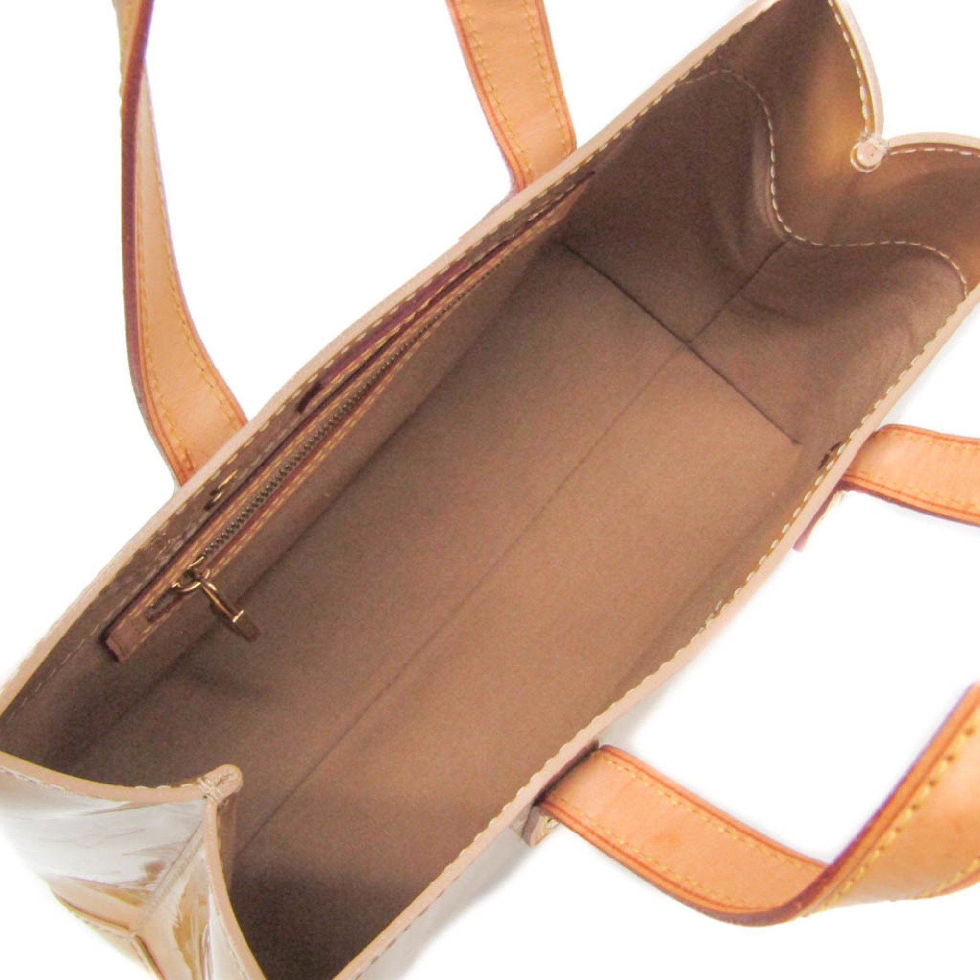Louis Vuitton Louis Vuitton Monogram Vernis Reade PM M91334 Women's Handbag Noisette Size ONE SIZE - 4 Thumbnail