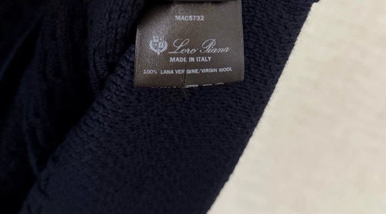 Loro Piana Loro Piana Thick Cable Knit Sweater Size US XL / EU 56 / 4 - 7 Thumbnail