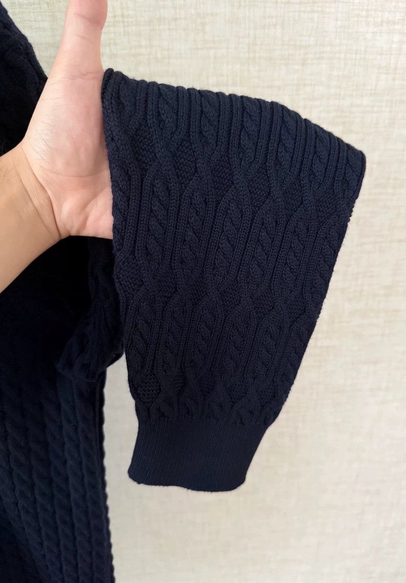 Loro Piana Loro Piana Thick Cable Knit Sweater Size US XL / EU 56 / 4 - 4 Thumbnail