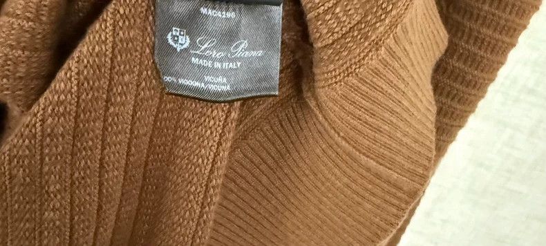 Loro Piana Loro Piana Vicuna Turtleneck Sweater Size US XL / EU 56 / 4 - 9 Thumbnail