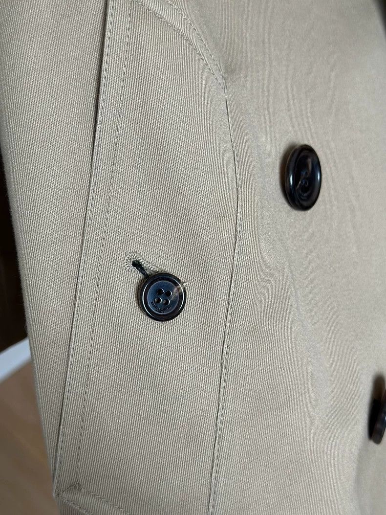 Saint Laurent Paris Saint Laurent Double-Breasted Trench Coat Size US S / EU 44-46 / 1 - 6 Thumbnail