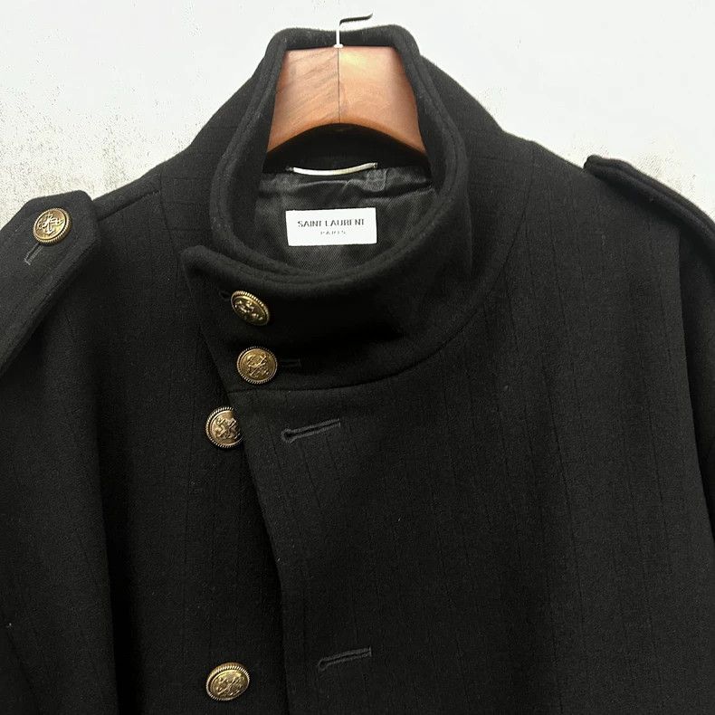 Saint Laurent Paris SAINT LAURENT Wool Button Jacket Size US XL / EU 56 / 4 - 2 Thumbnail