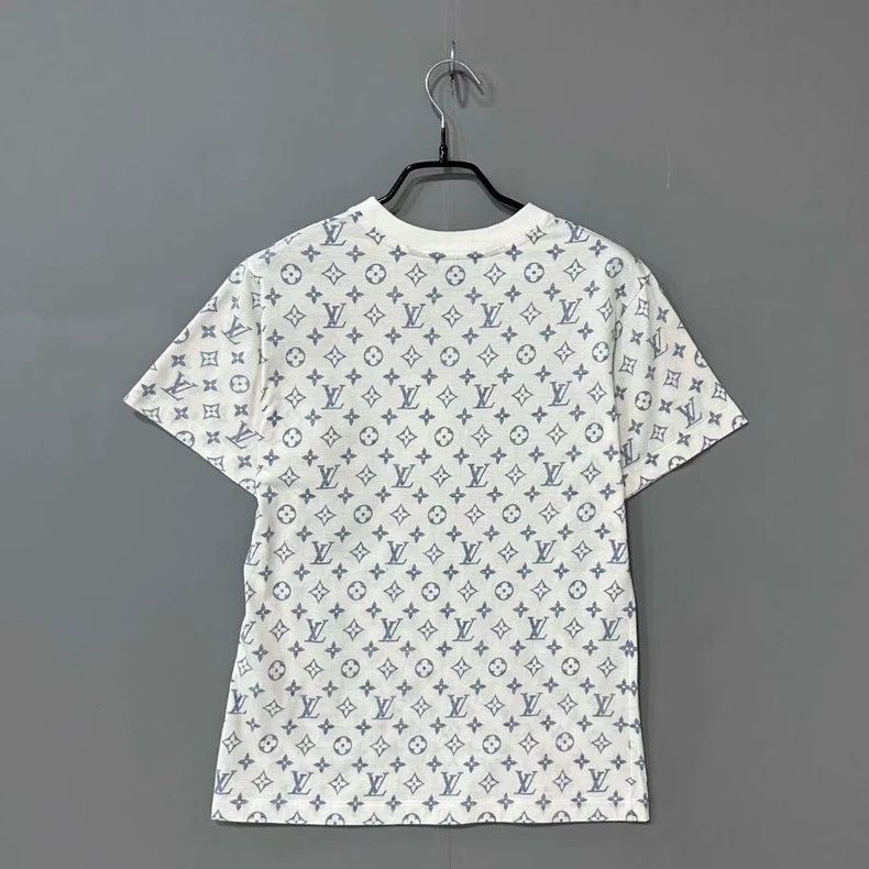 Louis Vuitton Louis Vuitton White Monogram Chain T-Shirt - dmc Size US XS / EU 42 / 0 - 3 Thumbnail