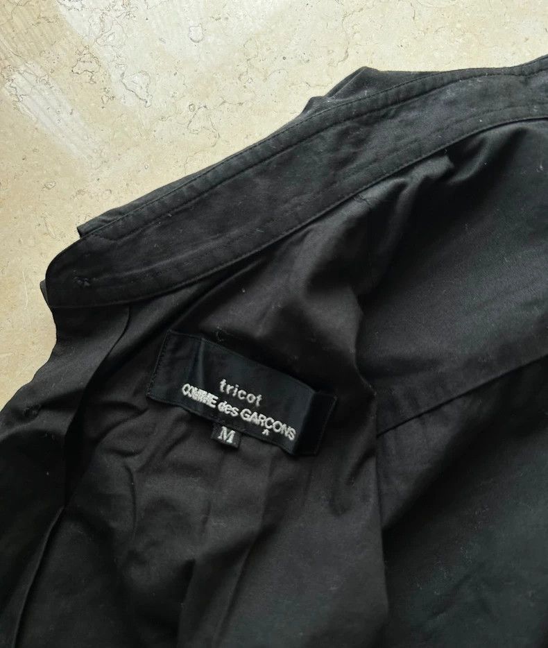 Comme des Garcons CDG Tricot Black Bow Collar Shirt - dmc Size US M / EU 48-50 / 2 - 4 Thumbnail