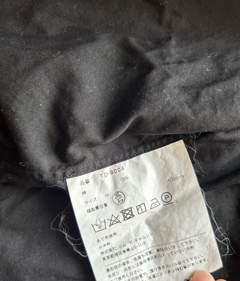 Comme des Garcons CDG Tricot Black Bow Collar Shirt - dmc Size US M / EU 48-50 / 2 - 2 Thumbnail