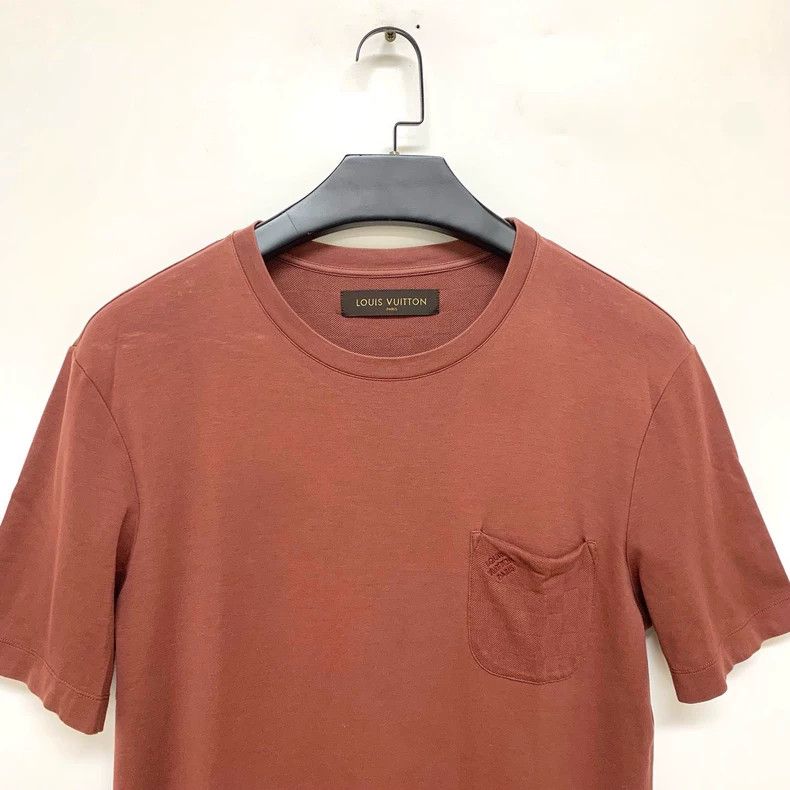 Louis Vuitton Louis Vuitton Red Short Sleeve T-Shirt - dmc Size US L / EU 52-54 / 3 - 3 Thumbnail