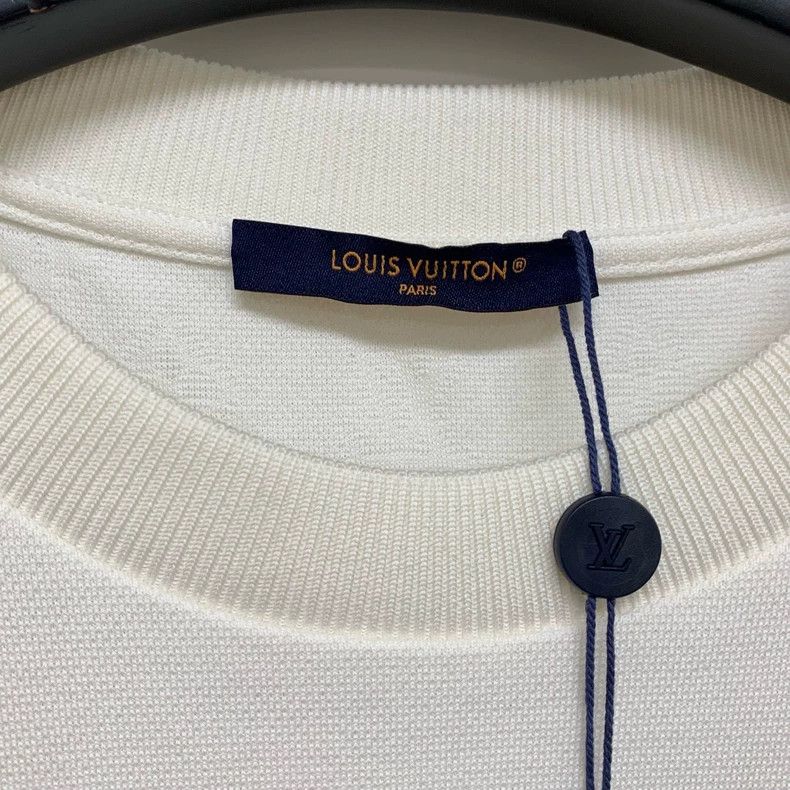 Louis Vuitton Louis Vuitton White Short Sleeve T-shirt - dmc Size US L / EU 52-54 / 3 - 2 Thumbnail