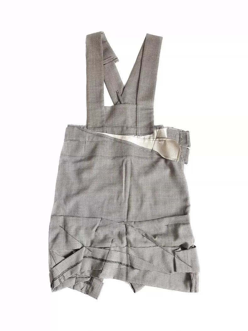 Comme des Garcons COMME des GARCONS Houndstooth Suspender Skirt - dmc Size US 34 / EU 50 - 5 Thumbnail