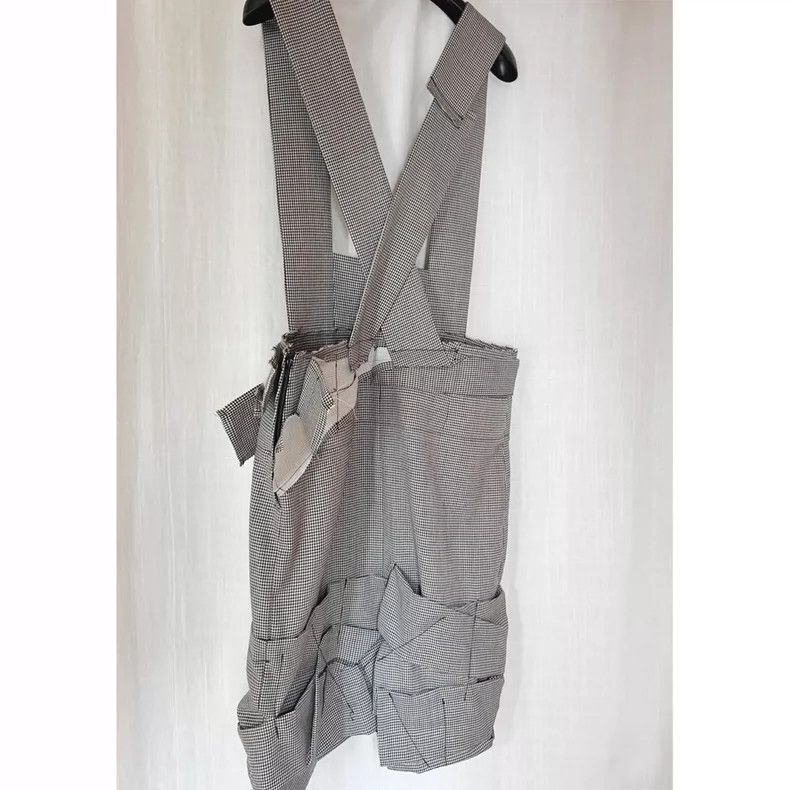 Comme des Garcons COMME des GARCONS Houndstooth Suspender Skirt - dmc Size US 34 / EU 50 - 7 Thumbnail