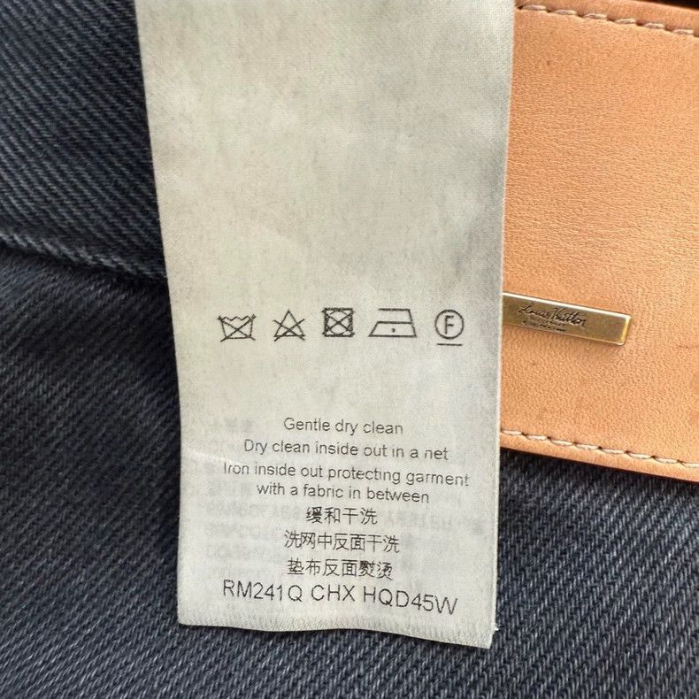 Louis Vuitton Louis Vuitton 2024 Embroidered Logo Jeans - dmc Size US 31 - 5 Thumbnail