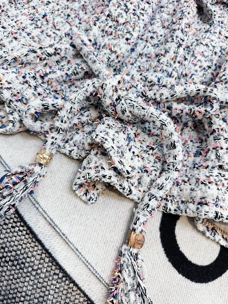 Chanel Chanel Tweed Sequin Coat with Belt - dmc Size US M / EU 48-50 / 2 - 4 Thumbnail