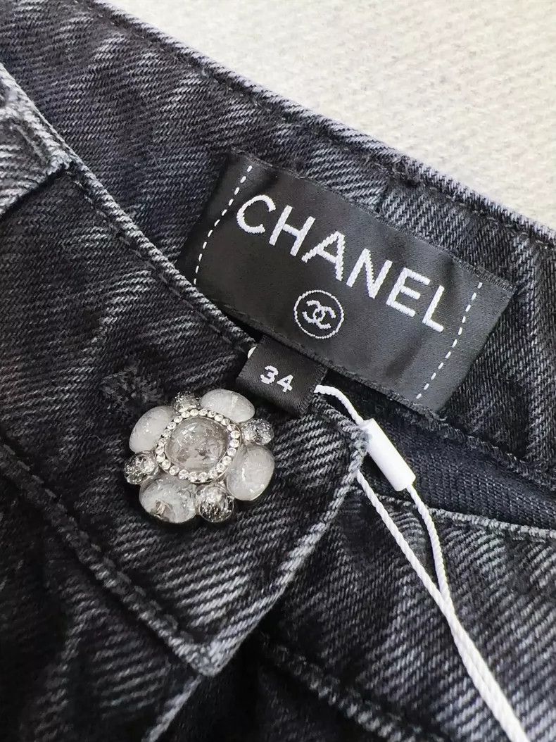 Chanel Chanel 24A Black Denim Jeans - dmc Size US 34 / EU 50 - 5 Thumbnail