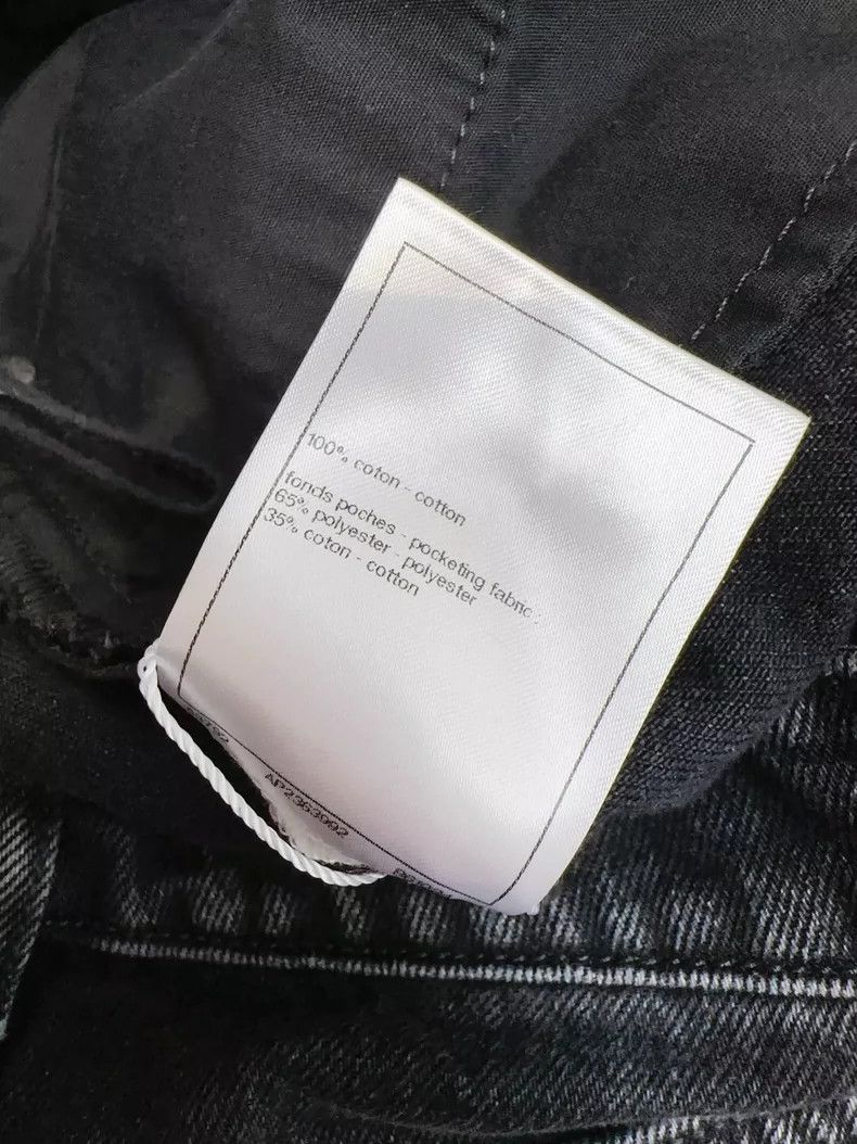 Chanel Chanel 24A Black Denim Jeans - dmc Size US 34 / EU 50 - 7 Thumbnail