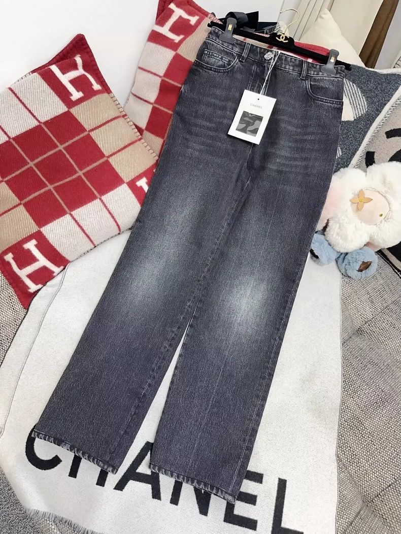 Chanel Chanel 24A Black Denim Jeans - dmc Size US 34 / EU 50 - 8 Thumbnail