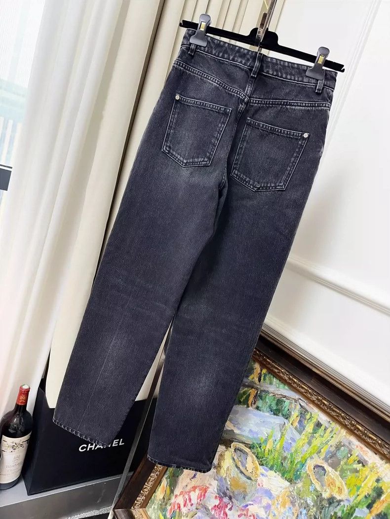 Chanel Chanel 24A Black Denim Jeans - dmc Size US 34 / EU 50 - 2 Thumbnail