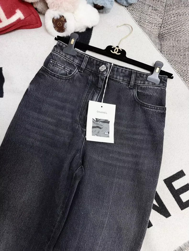 Chanel Chanel 24A Black Denim Jeans - dmc Size US 34 / EU 50 - 3 Thumbnail