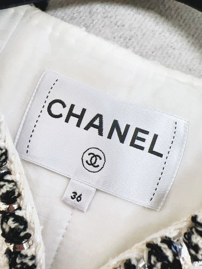 Chanel Chanel 22P White Long Jacket - dmc Size US M / EU 48-50 / 2 - 4 Thumbnail