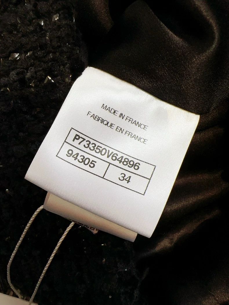 Chanel Chanel Black Tweed Double-Breasted Jacket - dmc Size US M / EU 48-50 / 2 - 5 Thumbnail